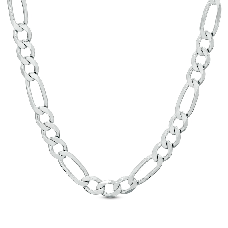 Main Image 1 of Made in Italy 150 Gauge Solid Figaro Chain Necklace in Sterling Silver - 20&quot;