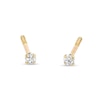 Thumbnail Image 1 of Child's 2mm Cubic Zirconia Solitaire Stud Earrings in 14K Gold