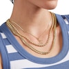 Thumbnail Image 5 of 10K Semi-Solid Gold Miami Curb Chain - 16&quot;