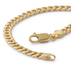 Thumbnail Image 5 of 10K Semi-Solid Gold Miami Curb Chain Bracelet - 7&quot;