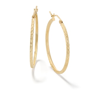 Banter Diamond-Cut Spiral Threader Earrings in 10K Gold