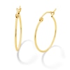 Thumbnail Image 1 of 20mm Hoop Earrings in 10K Tube Hollow Gold