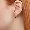 Thumbnail Image 2 of Made in Italy 10mm Diamond-Cut Hoop Earrings in 10K Gold Tube