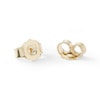 Thumbnail Image 2 of 1/2 CT. T.W. Diamond Double Frame Stud Earrings in 10K Gold