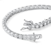 Thumbnail Image 2 of Cubic Zirconia Tennis Bracelet in Solid Sterling Silver - 8&quot;