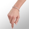 Thumbnail Image 3 of Cubic Zirconia Tennis Bracelet in Solid Sterling Silver - 8&quot;