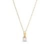 Thumbnail Image 1 of Diamond Accent Solitaire Pendant in 10K Gold