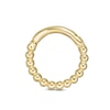 Thumbnail Image 0 of 018 Gauge Beaded Cartilage Hoop in 10K Gold