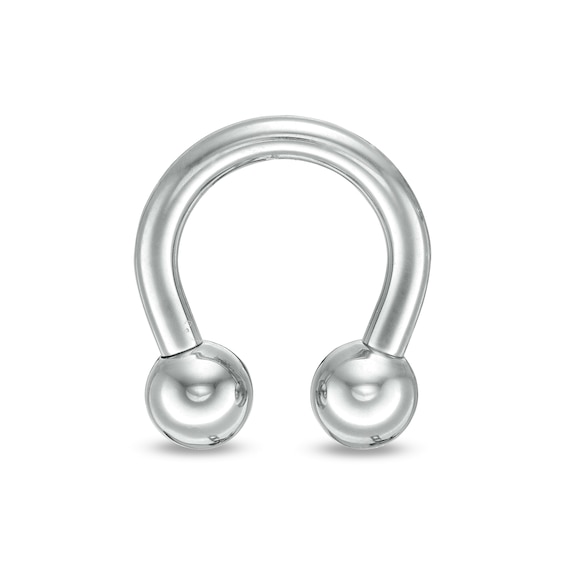 014 Gauge Horseshoe Barbell in Titanium - 5/16"