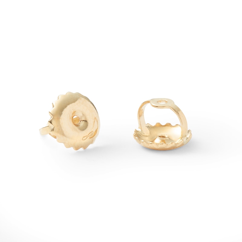 Main Image 4 of 1/6 CT. T.W. Composite Diamond Stud Earrings in 10K Gold