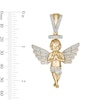 Thumbnail Image 5 of 1/2 CT. T.W. Diamond Angel Charm in 10K Gold