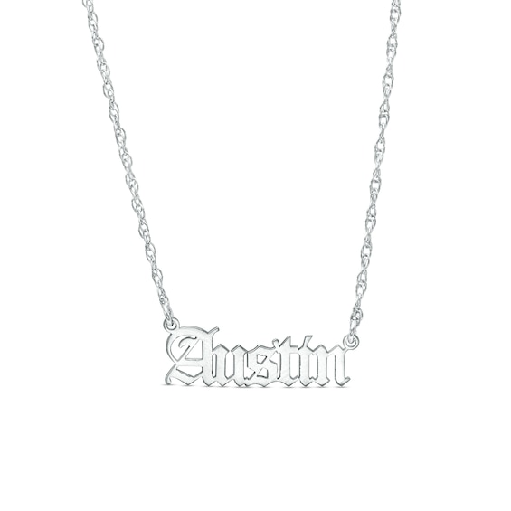 Solid Sterling Silver Pendant Curb Chain - Patented Anti Tarnish