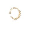 Thumbnail Image 1 of 020 Gauge Beaded Nose Ring in 10K Gold - 5/16&quot;