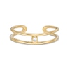 Thumbnail Image 0 of Cubic Zirconia Open Shank Toe Ring in 10K Gold