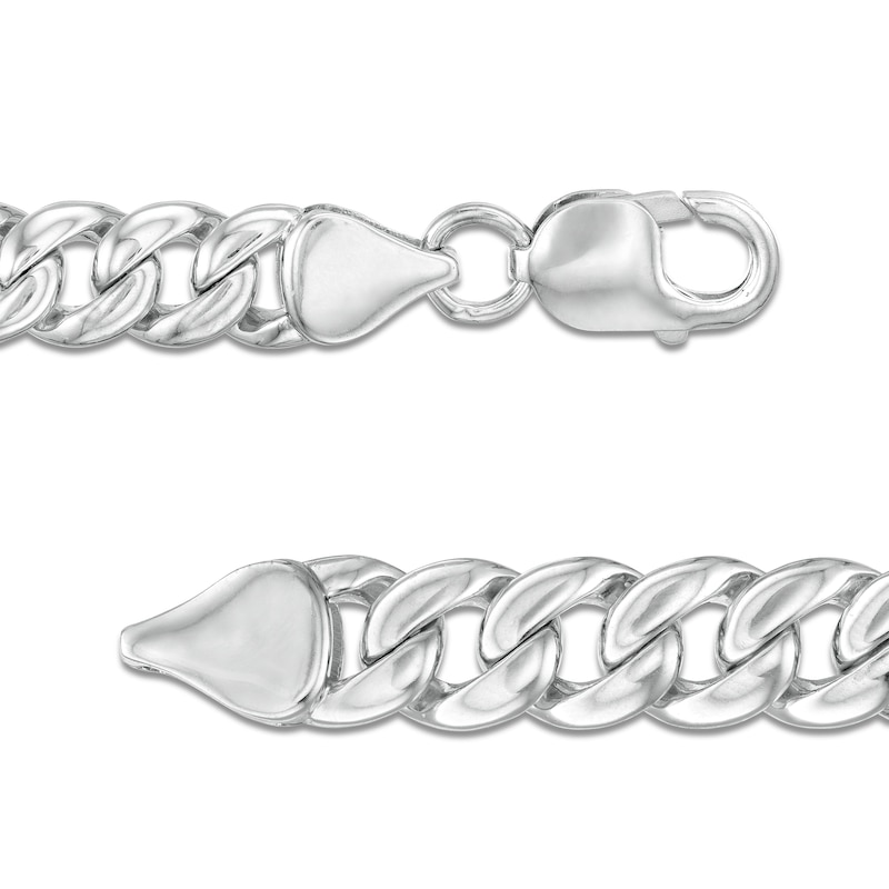 1/20 CT. T.W. Diamond Cross ID Bracelet in Sterling Silver - 8.5"