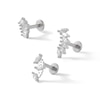 Thumbnail Image 0 of Solid and Tube Stainless Steel CZ Multi-Shape Stud Set - 16G