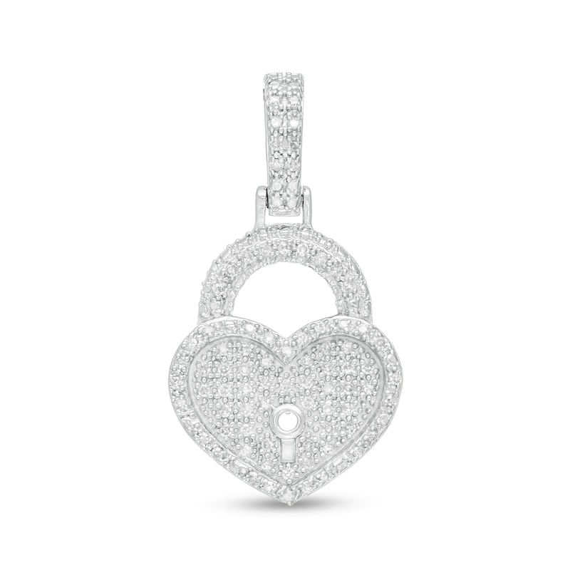 18ct Gold Over Sterling Silver Puffed Heart Pendant Necklace. 