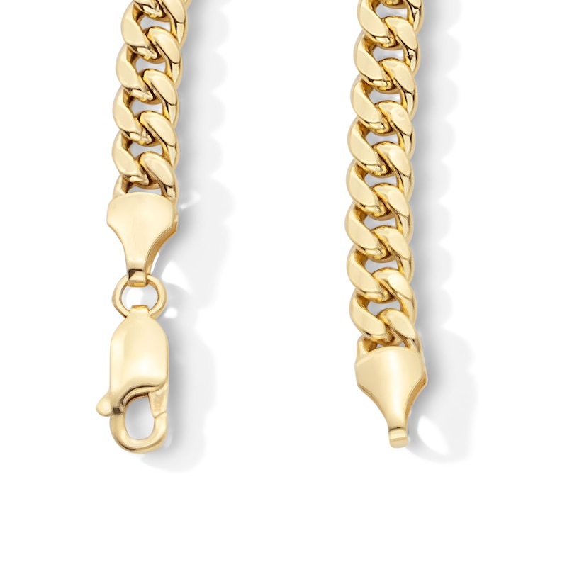 Main Image 3 of 10K Semi-Solid Gold Cuban Curb Chain - 24&quot;