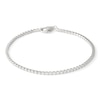 Thumbnail Image 1 of Child's Cubic Zirconia Tennis Bracelet in Solid Sterling Silver - 6&quot;