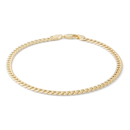 Made in Italy 100 Gauge Cuban Curb Chain Bracelet in 10K Semi-Solid Gold - 8.5&quot;