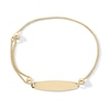 Thumbnail Image 1 of Child's ID Bolo Bracelet in 10K Gold - 7&quot;