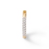 Thumbnail Image 1 of Single 016 Gauge Diamond Accent Cartilage Hoop Earring in 14K Gold - 3/8&quot;