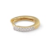 Thumbnail Image 4 of Single 016 Gauge Diamond Accent Cartilage Hoop Earring in 14K Gold - 3/8&quot;