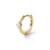 Thumbnail Image 2 of Single 016 Gauge 1/20 CT. T.W. Diamond Solitaire Cartilage Hoop Earring in 14K Gold - 3/8&quot;