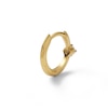 Thumbnail Image 3 of Single 016 Gauge 1/20 CT. T.W. Diamond Solitaire Cartilage Hoop Earring in 14K Gold - 3/8&quot;