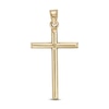 Thumbnail Image 0 of Cross Necklace Charm in 10K Stamp Hollow Gold