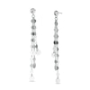 Thumbnail Image 0 of Triple Strand Dangle Drop Earrings in Sterling Silver