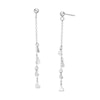 Thumbnail Image 0 of Heart Dangle Drop Earrings in Sterling Silver