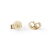 Thumbnail Image 3 of 10K Solid Gold 1/10 CT. T.W.  Diamond Heart Studs