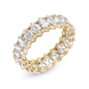 Thumbnail Image 4 of 10K Gold CZ Marquise Eternity Band