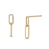 Thumbnail Image 1 of Paper Clip Drop Earrings in 10K Gold