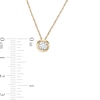 Thumbnail Image 1 of 1/15 CT. Diamond Solitaire Pendant in 10K Gold