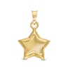 Thumbnail Image 0 of Puff Star Necklace Charm in 10K Stamp Hollow Gold