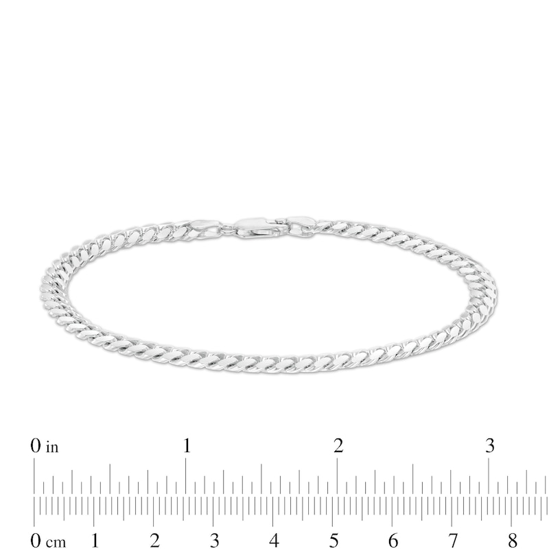 Main Image 3 of Made in Italy 150 Gauge Cuban Curb Chain Bracelet in Solid Sterling Silver – 8.5&quot;