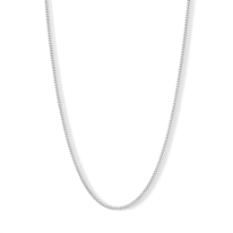 Made in Italy 080 Gauge Miami Curb Chain Necklace in Solid Sterling Silver - 18&quot;