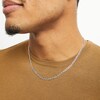 Thumbnail Image 2 of Made in Italy 100 Gauge Mariner Chain Necklace in Solid Sterling Silver – 20&quot;