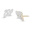 Thumbnail Image 1 of Cubic Zirconia &quot;100&quot; Emoji Stud Earrings in 10K Gold