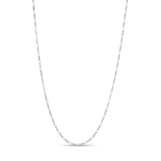 Made in Italy 040 Gauge Solid Figaro Chain Necklace in Sterling Silver – 20"