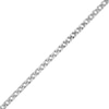 Thumbnail Image 1 of Made in Italy 080 Gauge Solid Double Curb Chain Bracelet in Sterling Silver – 7.5&quot;