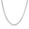 Thumbnail Image 1 of Made in Italy 100 Gauge Solid Cuban Curb Chain Necklace in Sterling Silver 22&quot;