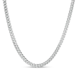 Made in Italy 100 Gauge Solid Cuban Curb Chain Necklace in Sterling Silver 22&quot;