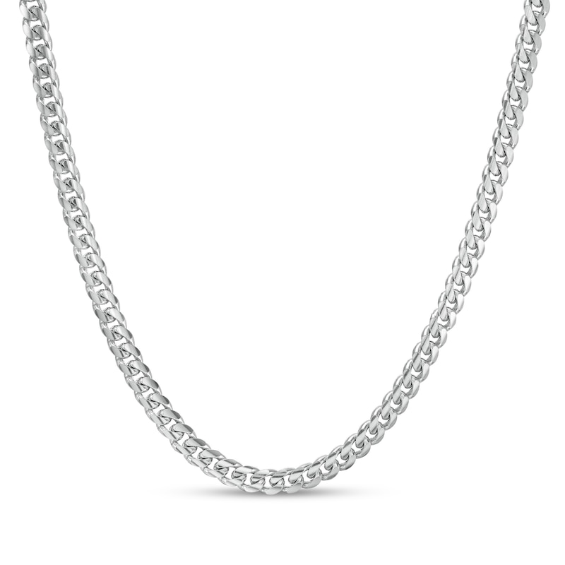 Main Image 1 of Made in Italy 100 Gauge Solid Cuban Curb Chain Necklace in Sterling Silver 22&quot;