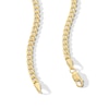 Thumbnail Image 3 of Made in Italy Child's 080 Gauge Cuban Curb Chain Necklace in 10K Semi-Solid Gold - 15&quot;