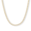 Thumbnail Image 0 of Made in Italy 040 Gauge Multi-Finish Herringbone Chain Necklace in 10K Solid Gold - 18"