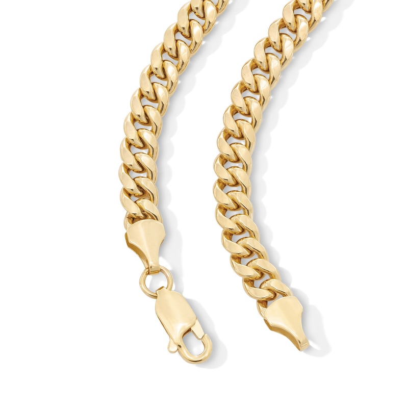 Main Image 4 of 10K Semi-Solid Gold Cuban Curb Chain - 20&quot;