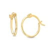 Thumbnail Image 1 of Child's 10mm Hoop Earrings in 10K Tube Hollow Gold